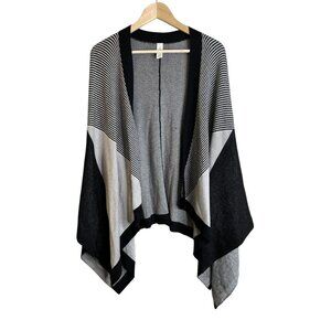 Lululemon Here for Serenity Wrap Black White W9CH0S Cashlu Fabric Cashmere Blend